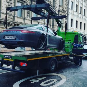 flatbed towing of EV